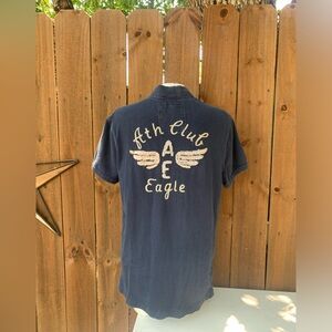 Y2K Vintage American Eagle polo T-shirt size Large.